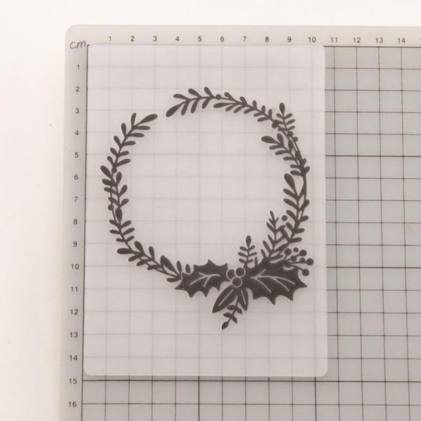 craft tools christmas wreath plastic embossing folders for diy scrapbooking paper craft/card making decoration supplies
craft tools christmas wreath plastic embossing folders for diy scrapbooking paper craft/card making decoration supplies