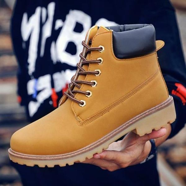 boots 2021 classic casual men autumn breathable comfortable lace-up couple ankle yellow tooling m1084, Black
boots 2021 classic casual men autumn breathable comfortable lace-up couple ankle yellow tooling m1084, Black