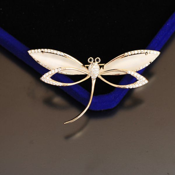 hair jewelry dragonfly brooch small fragrance high-end luxury temperament exquisite suit women's accessory pin, Golden;white
hair jewelry dragonfly brooch small fragrance high-end luxury temperament exquisite suit women's accessory pin, Golden;white