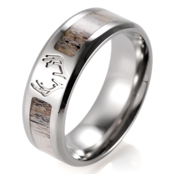 wedding rings 8mm men's deer antler bands carved pattern hunting titanium outdoor anniversary ring for men, Slivery;golden
wedding rings 8mm men's deer antler bands carved pattern hunting titanium outdoor anniversary ring for men, Slivery;golden