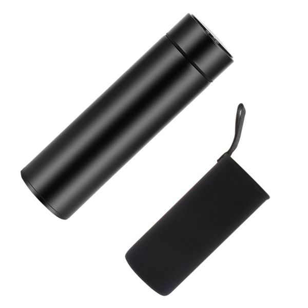 water bottles stainless steel vacuum mug led displayed insulation cup with cover (black)
water bottles stainless steel vacuum mug led displayed insulation cup with cover (black)