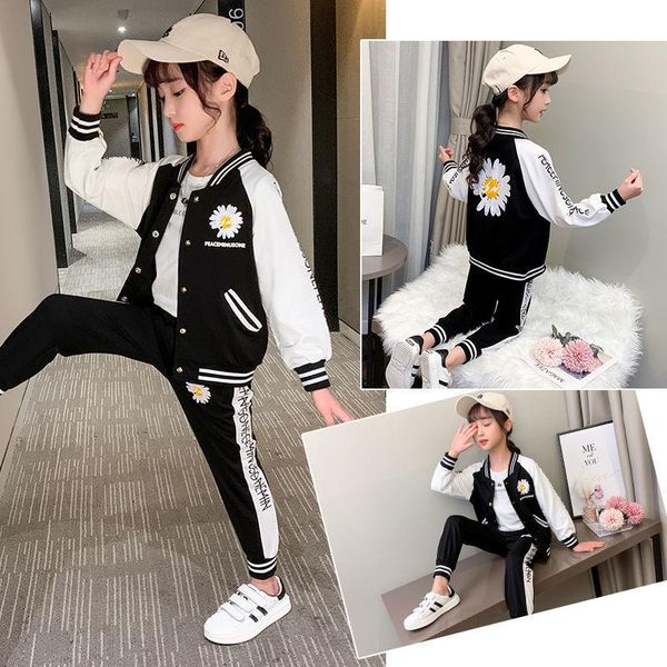 clothing sets children's autumn sports ches set 2 pcs 2021 girls baby thin jacket baseball uniform + pants for students kids tracksuit, White
clothing sets children's autumn sports ches set 2 pcs 2021 girls baby thin jacket baseball uniform + pants for students kids tracksuit, White
