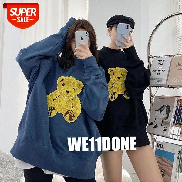 s paris show we11done2 color cross stitch teddy bear color changing long-sleeved sweater #c47s, Black
s paris show we11done2 color cross stitch teddy bear color changing long-sleeved sweater #c47s, Black
