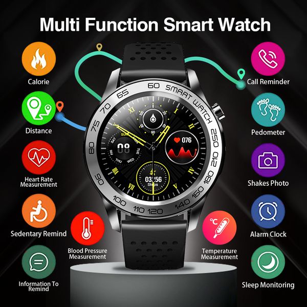 gps track 2021 smart watch temperature multiple sport mode intelligent health data analysis smartwatch for men android iosg, Slivery;brown
gps track 2021 smart watch temperature multiple sport mode intelligent health data analysis smartwatch for men android iosg, Slivery;brown