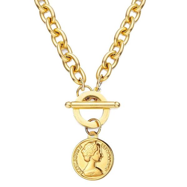 100% stainless steel coin toggle necklace for women rose gold/gold/silver color metal rolo heavy duty chunky chain choker pendant necklaces
100% stainless steel coin toggle necklace for women rose gold/gold/silver color metal rolo heavy duty chunky chain choker pendant necklaces