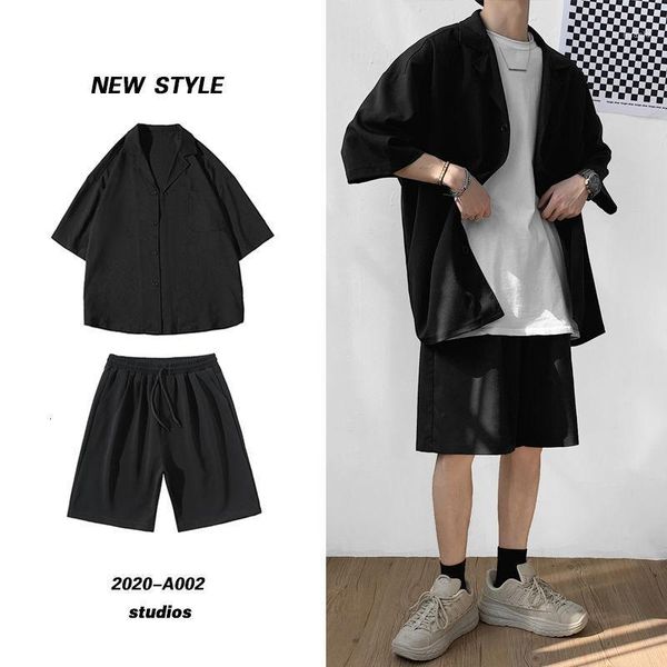 men's suits & blazers summer short-sleeved suit fashion business society mens korean loose dress jacket shorts men large size m-5xl, White;black
men's suits & blazers summer short-sleeved suit fashion business society mens korean loose dress jacket shorts men large size m-5xl, White;black