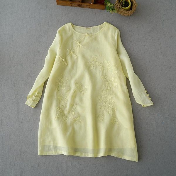 spring summer women loose plus size chinese style buttons comfortable water washed thin ramie pullover long shirts/blouse ethnic clothi, Red
spring summer women loose plus size chinese style buttons comfortable water washed thin ramie pullover long shirts/blouse ethnic clothi, Red