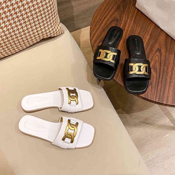 in wear slippers summer to 2021 new fashion flat bottom leather one line trawl red holiday beach cool slippers for women yw yw, Black
in wear slippers summer to 2021 new fashion flat bottom leather one line trawl red holiday beach cool slippers for women yw yw, Black