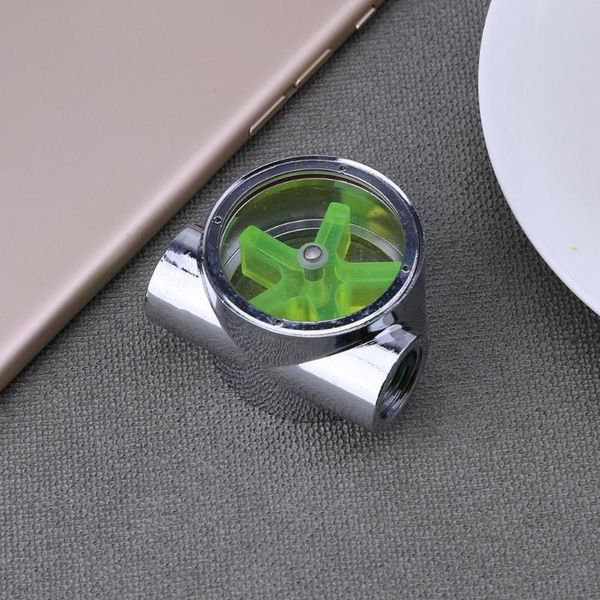 g1/4 5-leaves impeller metal water flow meter for pc cooling system lappads