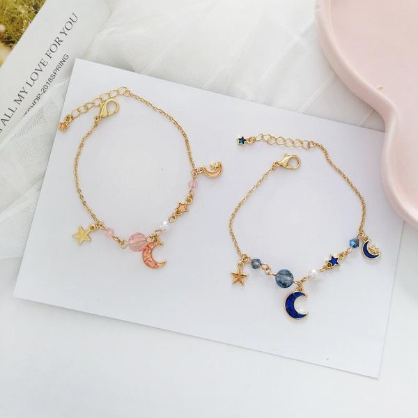 link, chain korean japan moon star starry sky sweet cute & link bracelets girls woman fashion jewelry gifts summer holiday-ybybl003f, Black
link, chain korean japan moon star starry sky sweet cute & link bracelets girls woman fashion jewelry gifts summer holiday-ybybl003f, Black