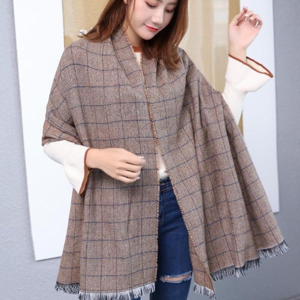 winter scarves woman autumn, 2021 plaid fringe, warm and comfortable, high-quality shawl, 6 colors women's stole, tippet, Blue;gray
winter scarves woman autumn, 2021 plaid fringe, warm and comfortable, high-quality shawl, 6 colors women's stole, tippet, Blue;gray
