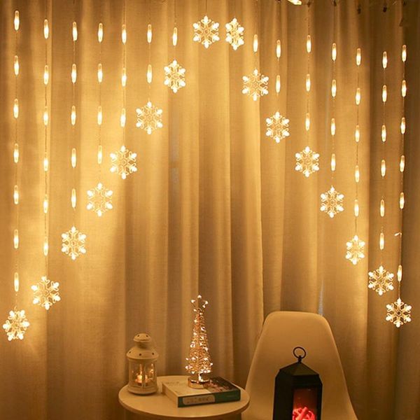 strings 3m led snowflake string light christmas fairy lights garland curtain lamp for wedding party garden home decoration eu
strings 3m led snowflake string light christmas fairy lights garland curtain lamp for wedding party garden home decoration eu