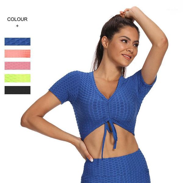 yoga outfit high elastic gym women workout sport shirts female running breathable short sleeve t-shirts fitness sportwear
yoga outfit high elastic gym women workout sport shirts female running breathable short sleeve t-shirts fitness sportwear