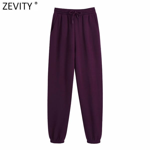 zevity women leisure solid color pockets pants chic elastic waist lace up trousers femme pantalones mujer p977 210419, Black;white
zevity women leisure solid color pockets pants chic elastic waist lace up trousers femme pantalones mujer p977 210419, Black;white