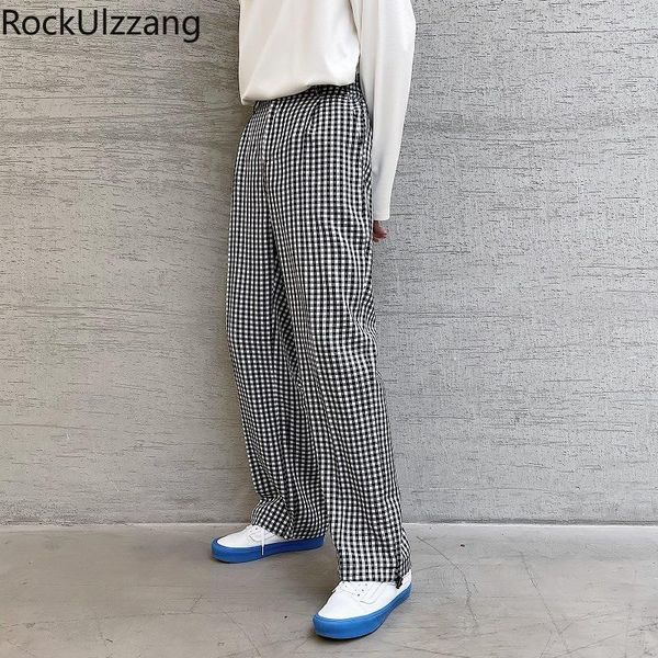 men's pants fashion japanese korean button zipper up elastic waist slim plaid jogger pant woman man summer trouser casual streetwear bo, Black
men's pants fashion japanese korean button zipper up elastic waist slim plaid jogger pant woman man summer trouser casual streetwear bo, Black