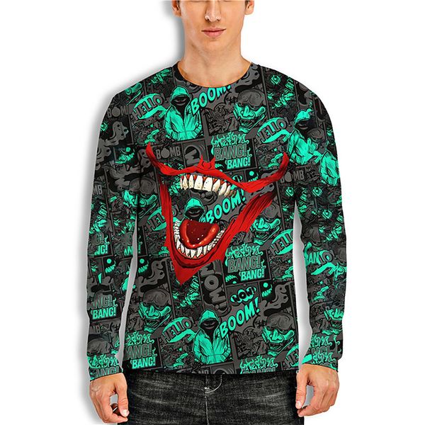 Big mouth Mens 3D Print T-shirt Visual Impact Party Top Streetwear Round Neck High Quality Long Sleeves Graphic Optical Illusion Plus Size P, White;black
Big mouth Mens 3D Print T-shirt Visual Impact Party Top Streetwear Round Neck High Quality Long Sleeves Graphic Optical Illusion Plus Size P, White;black