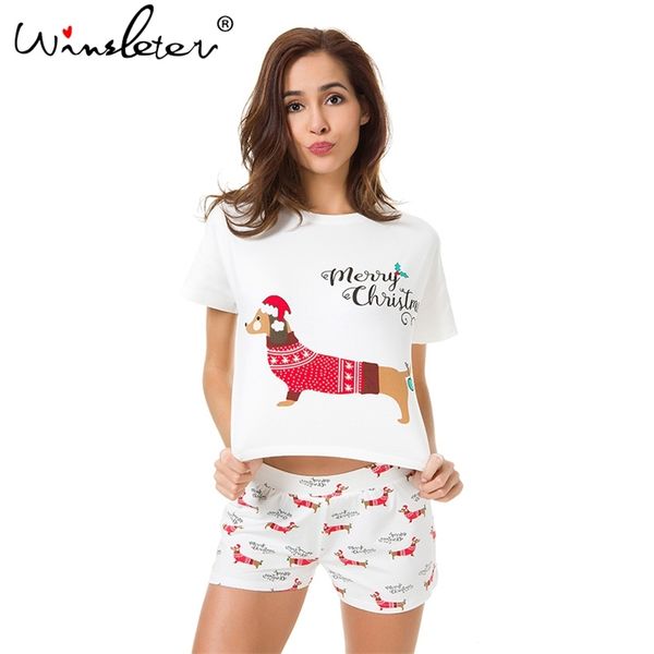 christmas pajama sets women dachshund with santa hat dog print 2 pieces set crop + shorts elastic waist loose pyjamas s7n001 210421, Black;red
christmas pajama sets women dachshund with santa hat dog print 2 pieces set crop + shorts elastic waist loose pyjamas s7n001 210421, Black;red
