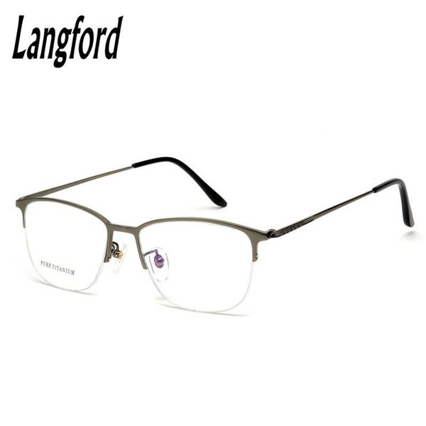 langford optical frames men titanium round half-frame eyeglasses vintage trend myopia astigmatism spectacle designs 53-39mm 9930 fashion sun, Black
langford optical frames men titanium round half-frame eyeglasses vintage trend myopia astigmatism spectacle designs 53-39mm 9930 fashion sun, Black