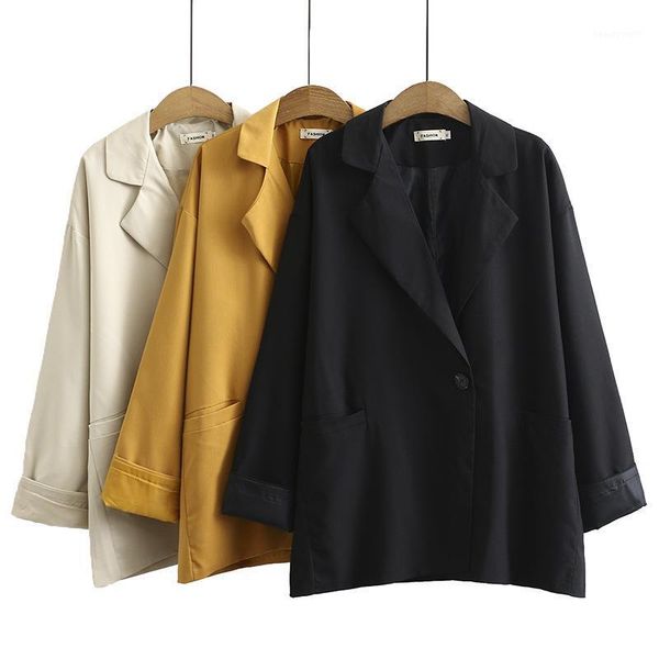 ladies autumn winter plus size blazers for women large loose casual oversize clothes long sleeve pocket coat 3xl 4xl women's suits &, White;black
ladies autumn winter plus size blazers for women large loose casual oversize clothes long sleeve pocket coat 3xl 4xl women's suits &, White;black