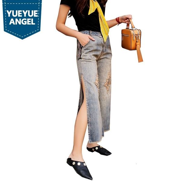 women's jeans high street jeans woman ankle long thin leg high waist torn hole side share s-2xl borla baggy bzu0, Blue
women's jeans high street jeans woman ankle long thin leg high waist torn hole side share s-2xl borla baggy bzu0, Blue