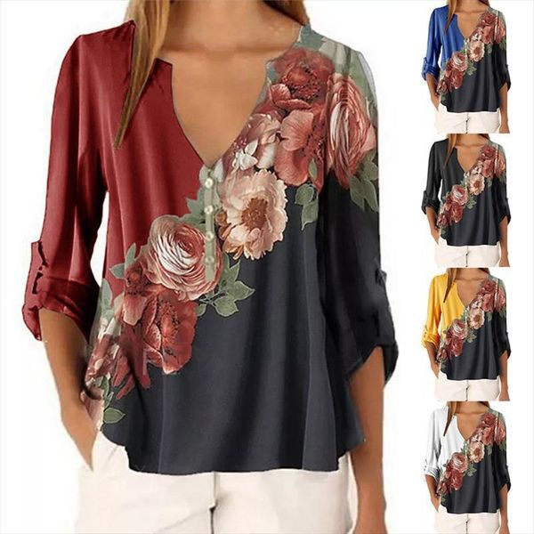 spring autumn floral button womens shirt beboho ruffles long full sleeve casual big large pluse sizes shirts, White
spring autumn floral button womens shirt beboho ruffles long full sleeve casual big large pluse sizes shirts, White