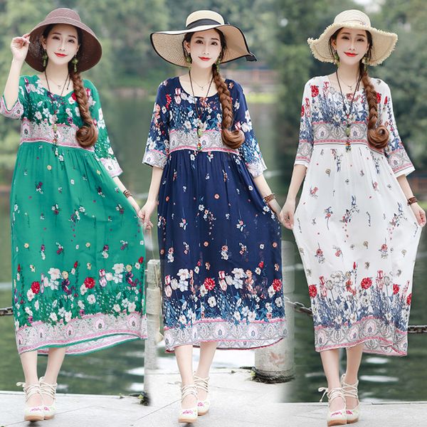 2021brocade cotton thin soft holiday travel casual dress print floral loose summer dress women prairie chic midi beach style dress, Black;gray
2021brocade cotton thin soft holiday travel casual dress print floral loose summer dress women prairie chic midi beach style dress, Black;gray
