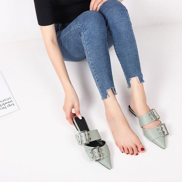slippers low shoes woman 2021 flat rivet luxury slides pantofle designer fashion basic fabric rubber hoof heels f, Black
slippers low shoes woman 2021 flat rivet luxury slides pantofle designer fashion basic fabric rubber hoof heels f, Black