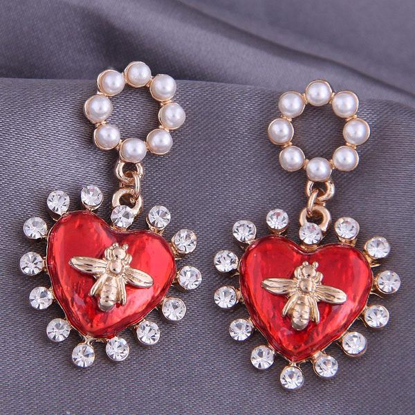 heart pearls vintage designer luxury jewelry pendientes statement earrings for women mujer brincos dangle & chandelier, Silver
heart pearls vintage designer luxury jewelry pendientes statement earrings for women mujer brincos dangle & chandelier, Silver