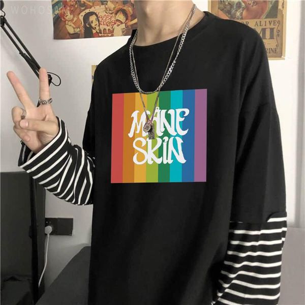 men's t-shirts maneskin t shirt fashion italian singer colorful letter cover tshirts harajuku summer men women long sleeve shirts, White;black
men's t-shirts maneskin t shirt fashion italian singer colorful letter cover tshirts harajuku summer men women long sleeve shirts, White;black