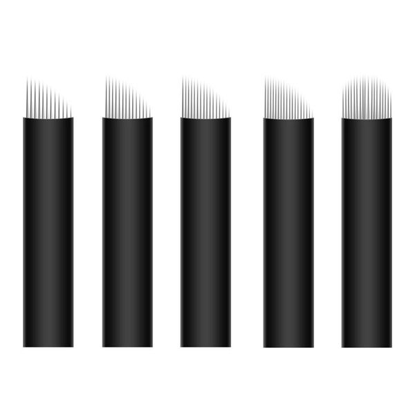 tattoo needles 100pcs nano black 0.18mm pin/u shape 12/14/16/18/21 microblading for permanent makeup supplies manual eyebrow blades
tattoo needles 100pcs nano black 0.18mm pin/u shape 12/14/16/18/21 microblading for permanent makeup supplies manual eyebrow blades