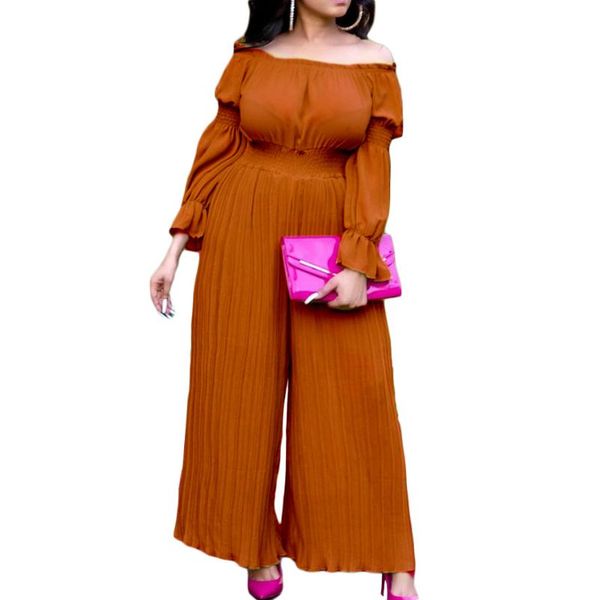 ethnic clothing 2021 autumn pleated off-shoulder jumpsuit african clothes for women femme christmas fall winter, Red
ethnic clothing 2021 autumn pleated off-shoulder jumpsuit african clothes for women femme christmas fall winter, Red