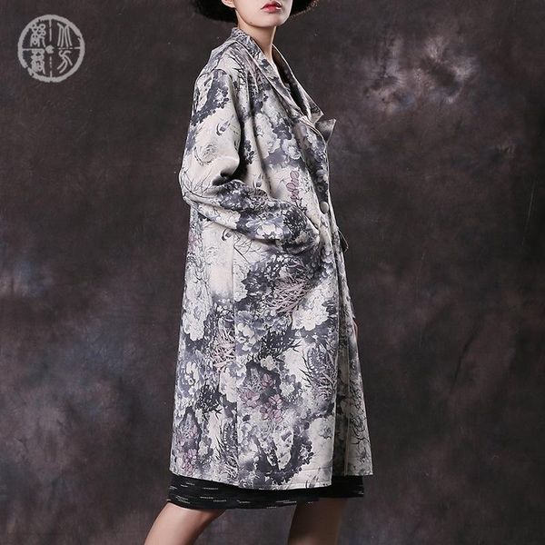 women's wool & blends northern tribe spring 2021 art all-match jacket faux deerskin velvet loose coat, Black
women's wool & blends northern tribe spring 2021 art all-match jacket faux deerskin velvet loose coat, Black