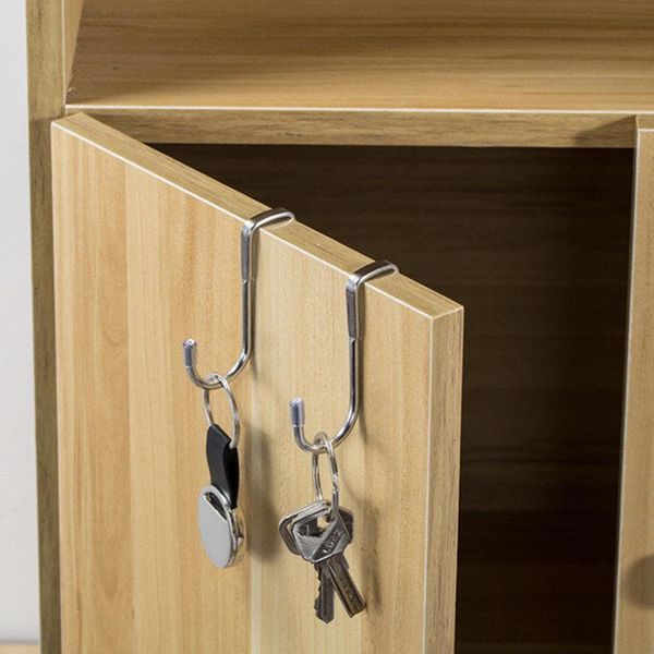 hooks & rails stainless steel cabinet drawer behind the door to receive items without perforating remove hook leaving any trace
hooks & rails stainless steel cabinet drawer behind the door to receive items without perforating remove hook leaving any trace
