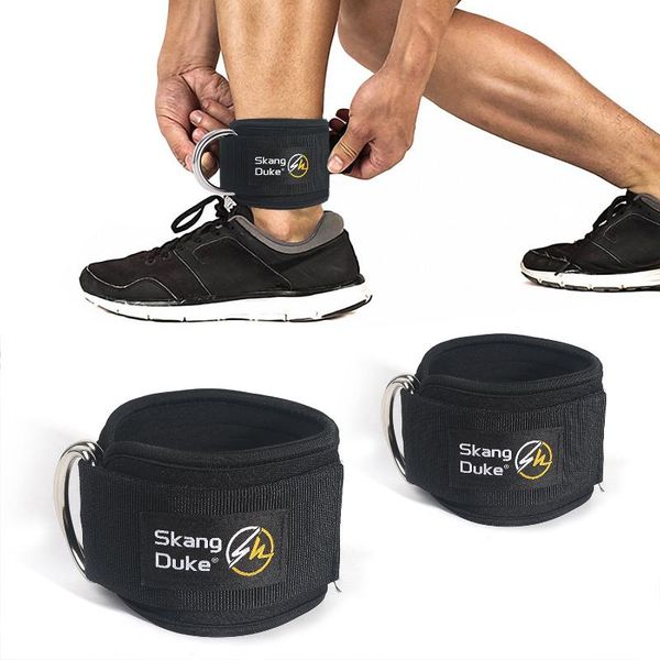 fitness ankle straps padded double d-ring adjustable guard strap hip abductors leg gym training ring elbow & knee pads, Black;gray
fitness ankle straps padded double d-ring adjustable guard strap hip abductors leg gym training ring elbow & knee pads, Black;gray