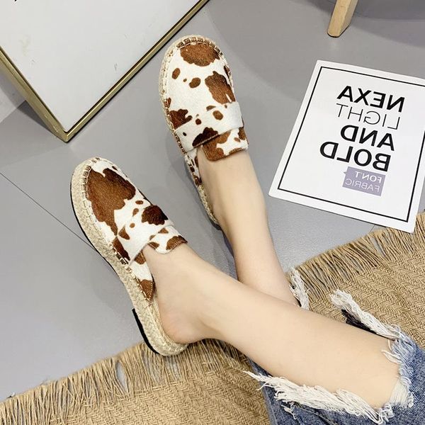 slippers fisherman shoes fashion straw braided head muller cow pattern outside wearing female sandal tide, Black
slippers fisherman shoes fashion straw braided head muller cow pattern outside wearing female sandal tide, Black