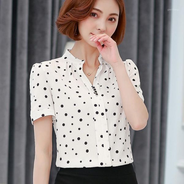 fashion women short sleeve stripe shirt 2021 summer chiffon office lady blouse clothing women's blusas blouses & shirts1, White
fashion women short sleeve stripe shirt 2021 summer chiffon office lady blouse clothing women's blusas blouses & shirts1, White