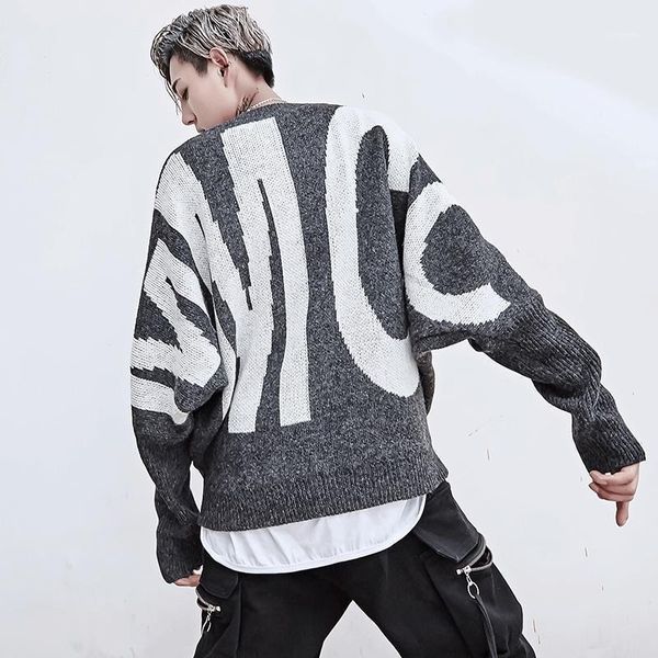 thintenda 2021 autumn mens sweater jacket high street fashion brand hip hop oversized ripped loose pullovers sweaters for male1, White;black
thintenda 2021 autumn mens sweater jacket high street fashion brand hip hop oversized ripped loose pullovers sweaters for male1, White;black