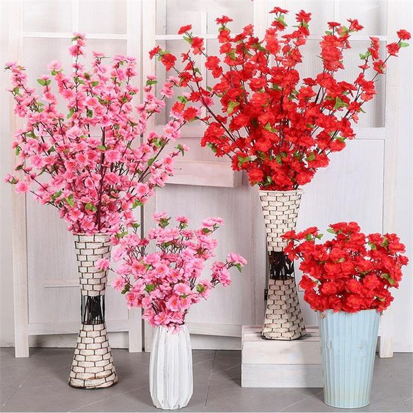 decorative flowers & wreaths 5pcs 120cm artificial peach blossom simulation flower for wedding decoration fake home decor
decorative flowers & wreaths 5pcs 120cm artificial peach blossom simulation flower for wedding decoration fake home decor