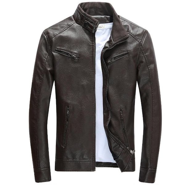 men's fur & faux 2021 autumn fashion stylish jaqueta masculina couro slim motorcycle lederjacke herren, Black
men's fur & faux 2021 autumn fashion stylish jaqueta masculina couro slim motorcycle lederjacke herren, Black