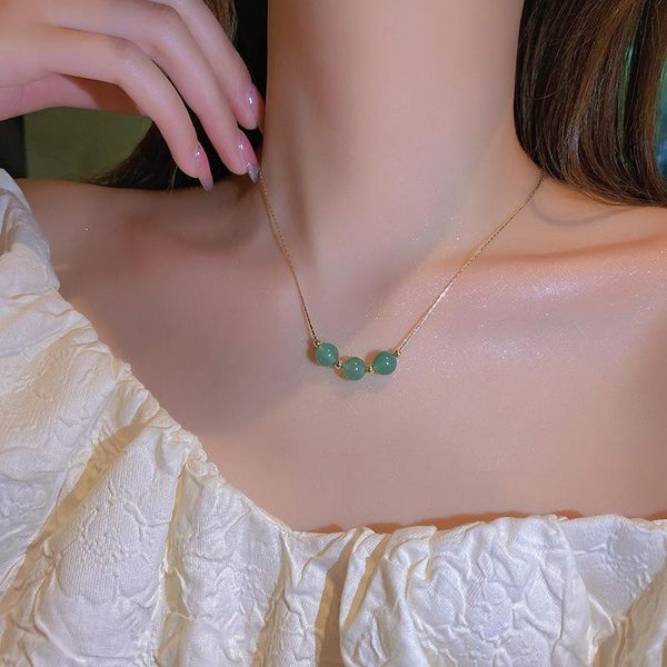 chokers fashion necklace 2021 transfer bead necklaces female fairy niche design sense high temperament clavicle chain jewlery women, Golden;silver
chokers fashion necklace 2021 transfer bead necklaces female fairy niche design sense high temperament clavicle chain jewlery women, Golden;silver