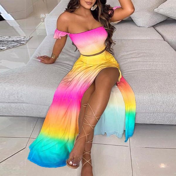 casual dresses women tie front strapless party dress elegant floral print off shoulder lady two piece set slit long vestidos, Black;gray
casual dresses women tie front strapless party dress elegant floral print off shoulder lady two piece set slit long vestidos, Black;gray