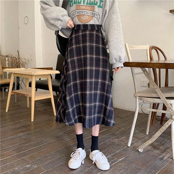 skirts hstar spring women loose plaid street lady vintage a-line female waist long, Black
skirts hstar spring women loose plaid street lady vintage a-line female waist long, Black
