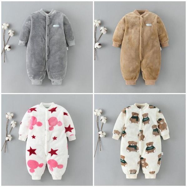 jumpsuits autumn & winter baby warm clothes boy girl pure colour romper infant flannel soft fleece jumpsuit one piece toddler overall, Blue
jumpsuits autumn & winter baby warm clothes boy girl pure colour romper infant flannel soft fleece jumpsuit one piece toddler overall, Blue