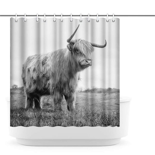 funny animal shower curtain yak cows bath curtain black & white vintage oil painting art print on polyester fabric set
funny animal shower curtain yak cows bath curtain black & white vintage oil painting art print on polyester fabric set