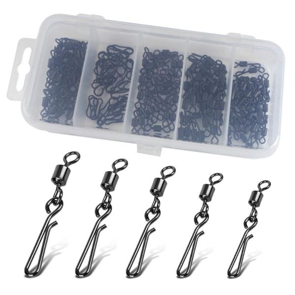 50pcs/100pcs fishing connector swivels interlock pin snap 4/6/8/10/12# rolling swivel for fishhook lure hook accessories hooks
50pcs/100pcs fishing connector swivels interlock pin snap 4/6/8/10/12# rolling swivel for fishhook lure hook accessories hooks