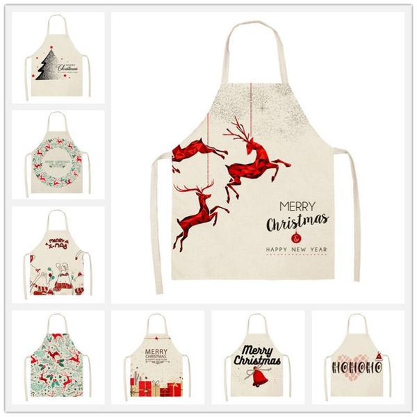 christmas deer pattern kitchen aprons woman men cotton linen bibs home cooking apron cleaning baking accessory 53*65cm 46401
christmas deer pattern kitchen aprons woman men cotton linen bibs home cooking apron cleaning baking accessory 53*65cm 46401
