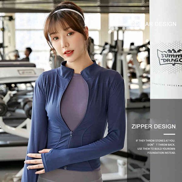 autumn winter sports yoga jacket women's zipper coat quick-dry stand-up collar long-sleeve running fitness outwear
autumn winter sports yoga jacket women's zipper coat quick-dry stand-up collar long-sleeve running fitness outwear