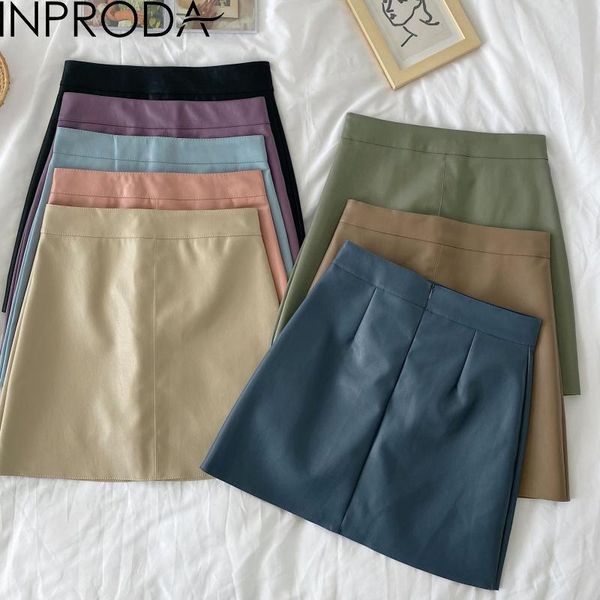 skirts inproda women skirt all match high waist pu leather vintage short summer black blue clothes 2021
skirts inproda women skirt all match high waist pu leather vintage short summer black blue clothes 2021