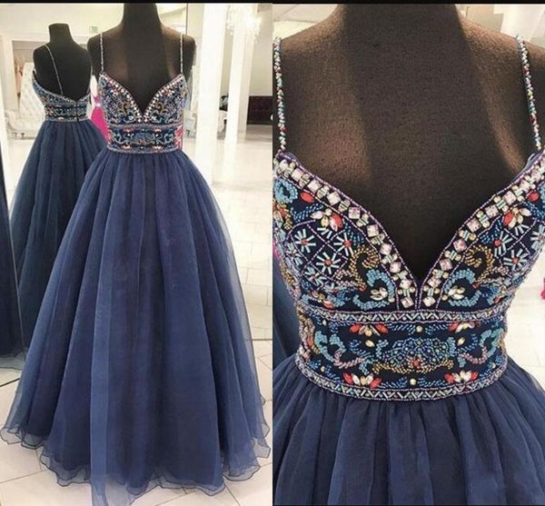 party dresses luxury navy blue beads long prom 2021 sweetheart sleeveless crystal backless tulle floor-length formal gowns, White;black
party dresses luxury navy blue beads long prom 2021 sweetheart sleeveless crystal backless tulle floor-length formal gowns, White;black