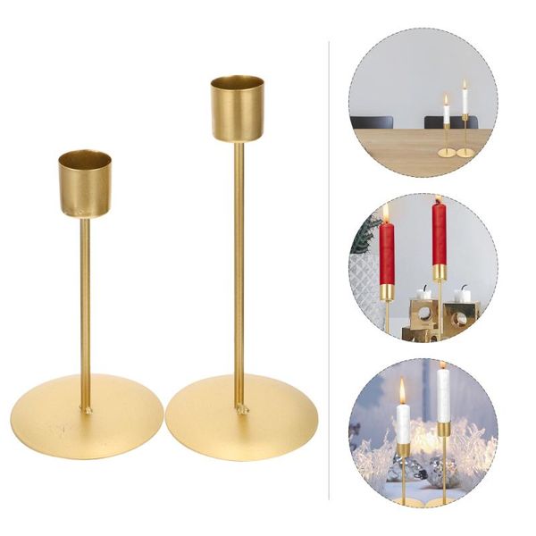 candle holders 1 pair romantic candlestick nordic creative candleholder for home (golden)
candle holders 1 pair romantic candlestick nordic creative candleholder for home (golden)